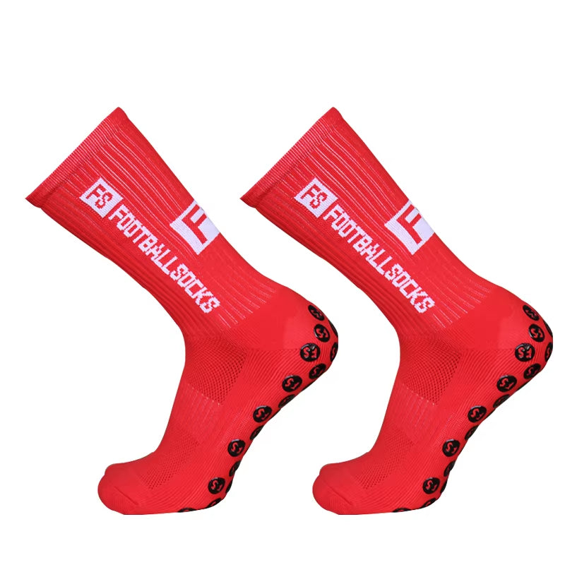 New Sports anti Slip Soccer Socks Cotton Football Men Grip Socks Calcetas Antideslizantes De Futbol
