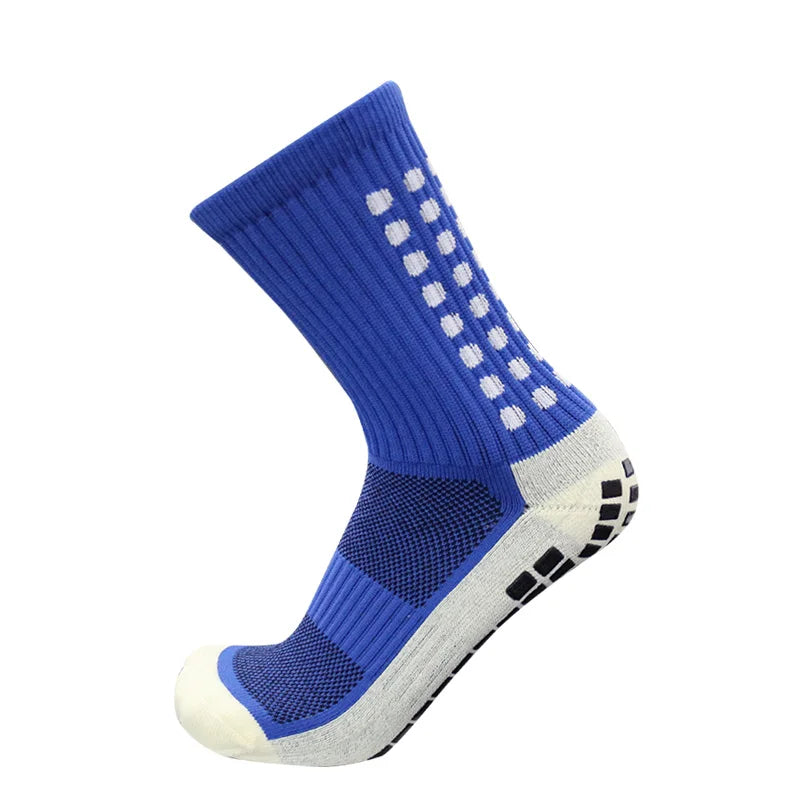 New Sports anti Slip Soccer Socks Cotton Football Men Grip Socks Calcetas Antideslizantes De Futbol