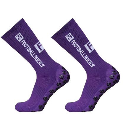 New Sports anti Slip Soccer Socks Cotton Football Men Grip Socks Calcetas Antideslizantes De Futbol