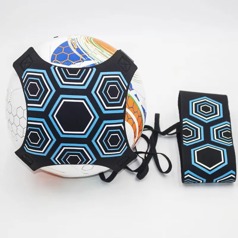 Adjustable Soccer Kick Trainer with Elastic Belt - Perfect for Solo Practice and Skill Development