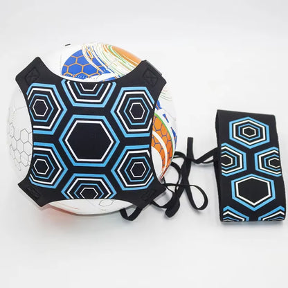 Adjustable Soccer Kick Trainer with Elastic Belt - Perfect for Solo Practice and Skill Development