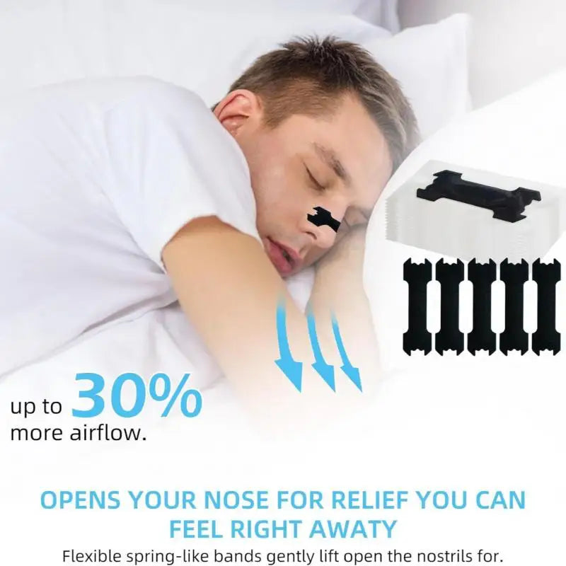 100/50/10Pcs Black Nose Strips Extra Strength Nasal Strips Better Sleeping Non-Invasive anti Snoring Strips Improve Sleeping Aid