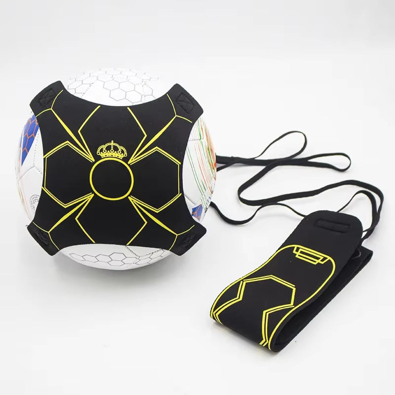 Adjustable Soccer Kick Trainer with Elastic Belt - Perfect for Solo Practice and Skill Development