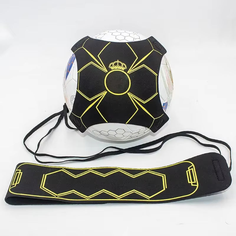 Adjustable Soccer Kick Trainer with Elastic Belt - Perfect for Solo Practice and Skill Development