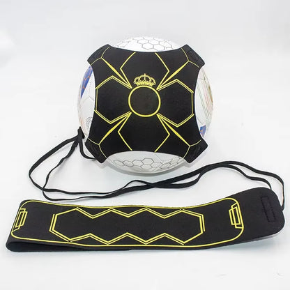 Adjustable Soccer Kick Trainer with Elastic Belt - Perfect for Solo Practice and Skill Development