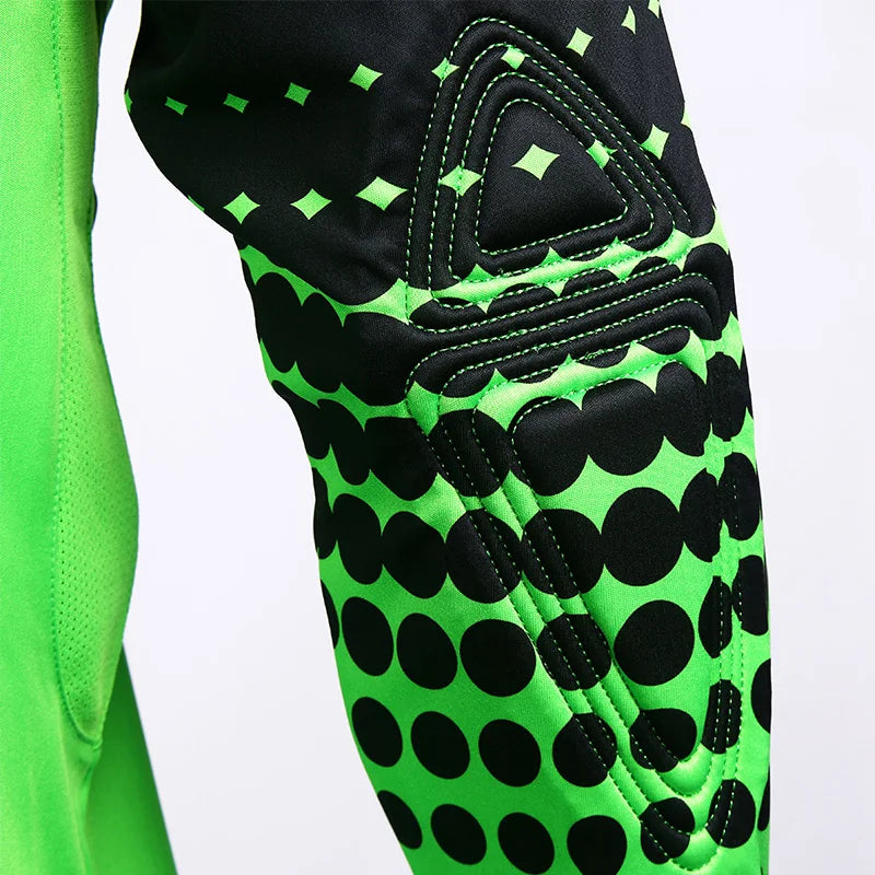 Goalkeeper Jersey Soccer Custom Goaile Jerseys Mens Long Sleeve Football Uniform Shorts Sponge Protector 9161ZB1002