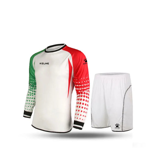 Goalkeeper Jersey Soccer Custom Goaile Jerseys Mens Long Sleeve Football Uniform Shorts Sponge Protector 9161ZB1002