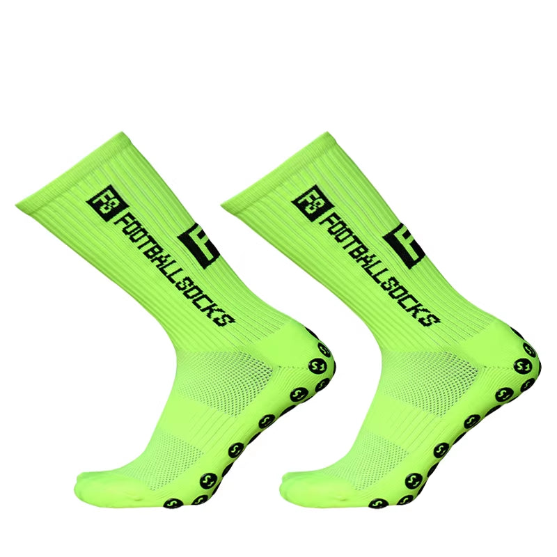 New Sports anti Slip Soccer Socks Cotton Football Men Grip Socks Calcetas Antideslizantes De Futbol