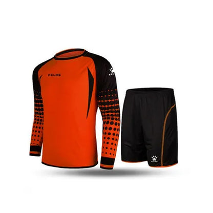 Goalkeeper Jersey Soccer Custom Goaile Jerseys Mens Long Sleeve Football Uniform Shorts Sponge Protector 9161ZB1002