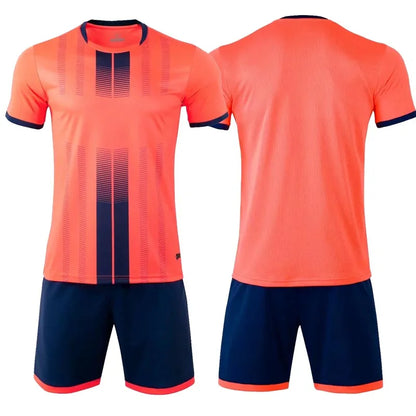 Short Sleeve Football Uniforms Kids and Adult Soccer Jerseys Football Clothes Boys Sportswears T-Shirt Sports Soccer Tracksuit
