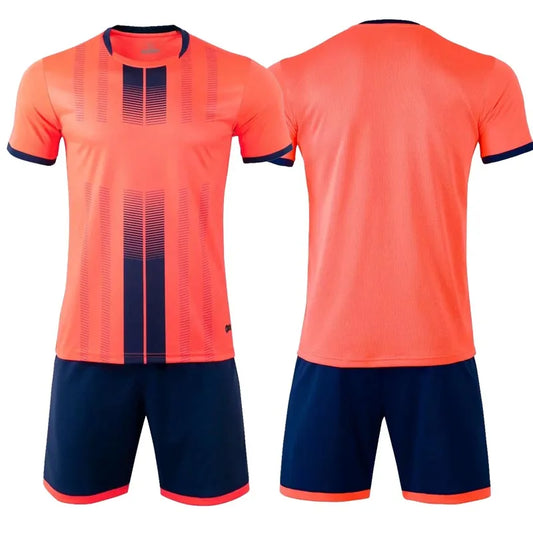 Short Sleeve Football Uniforms Kids and Adult Soccer Jerseys Football Clothes Boys Sportswears T-Shirt Sports Soccer Tracksuit