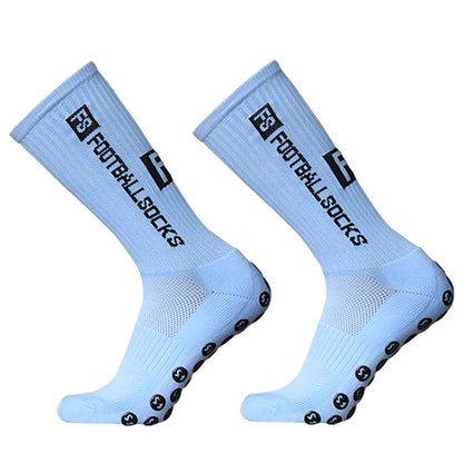 New Sports anti Slip Soccer Socks Cotton Football Men Grip Socks Calcetas Antideslizantes De Futbol