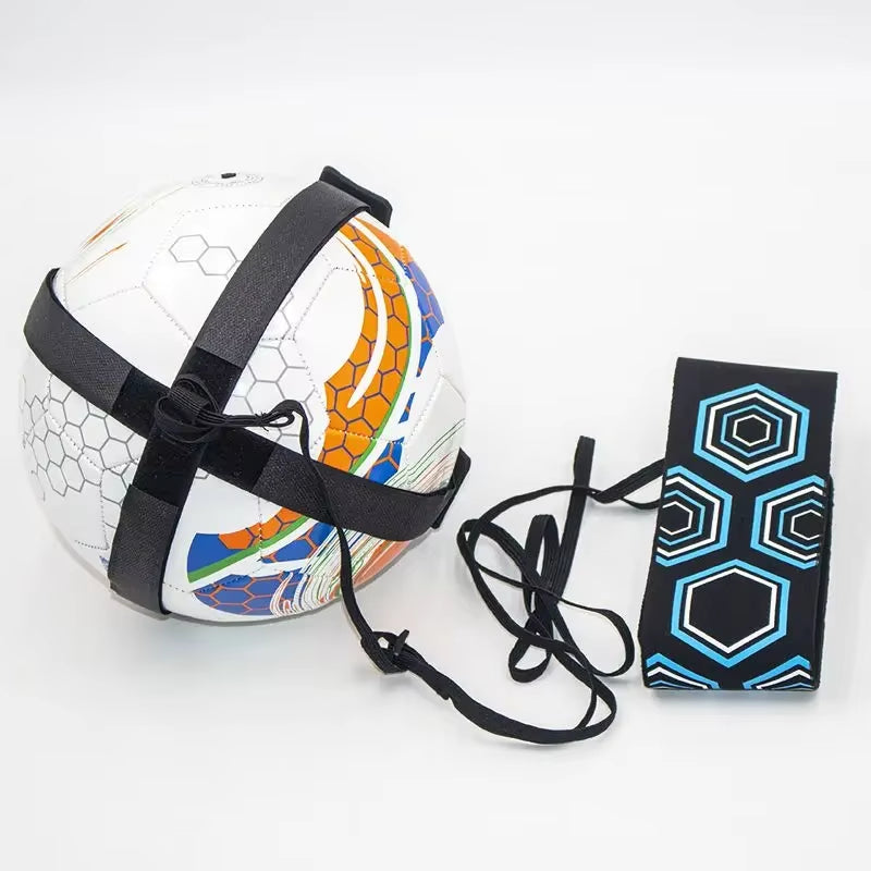 Adjustable Soccer Kick Trainer with Elastic Belt - Perfect for Solo Practice and Skill Development