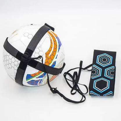 Adjustable Soccer Kick Trainer with Elastic Belt - Perfect for Solo Practice and Skill Development