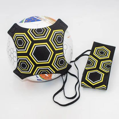 Adjustable Soccer Kick Trainer with Elastic Belt - Perfect for Solo Practice and Skill Development