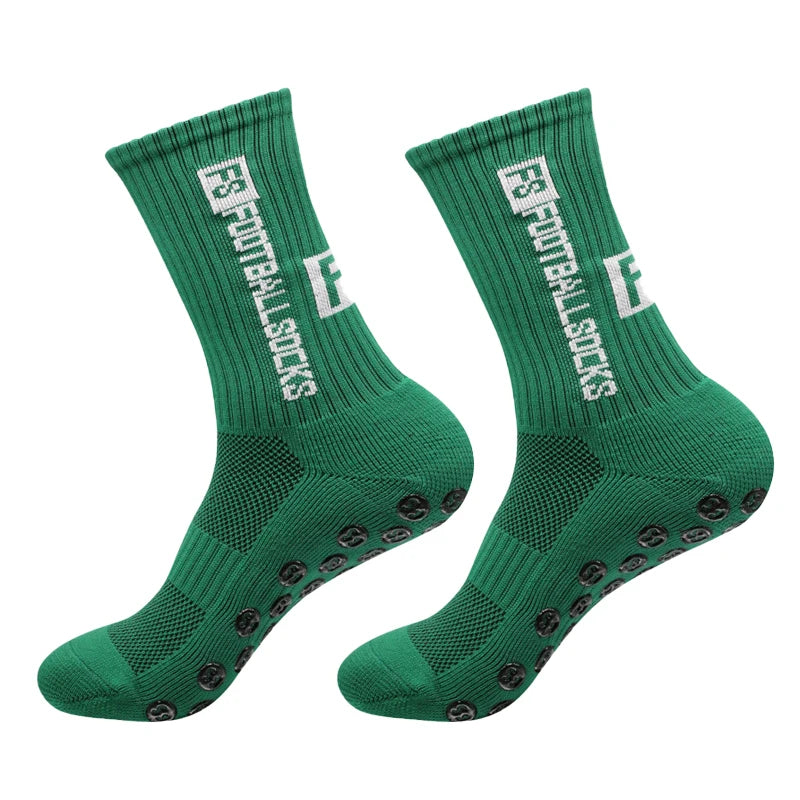 New Sports anti Slip Soccer Socks Cotton Football Men Grip Socks Calcetas Antideslizantes De Futbol