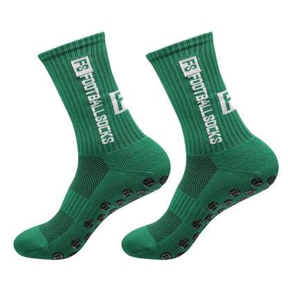 New Sports anti Slip Soccer Socks Cotton Football Men Grip Socks Calcetas Antideslizantes De Futbol