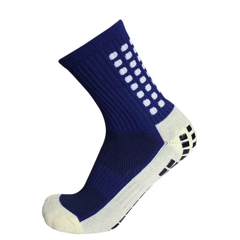 New Sports anti Slip Soccer Socks Cotton Football Men Grip Socks Calcetas Antideslizantes De Futbol