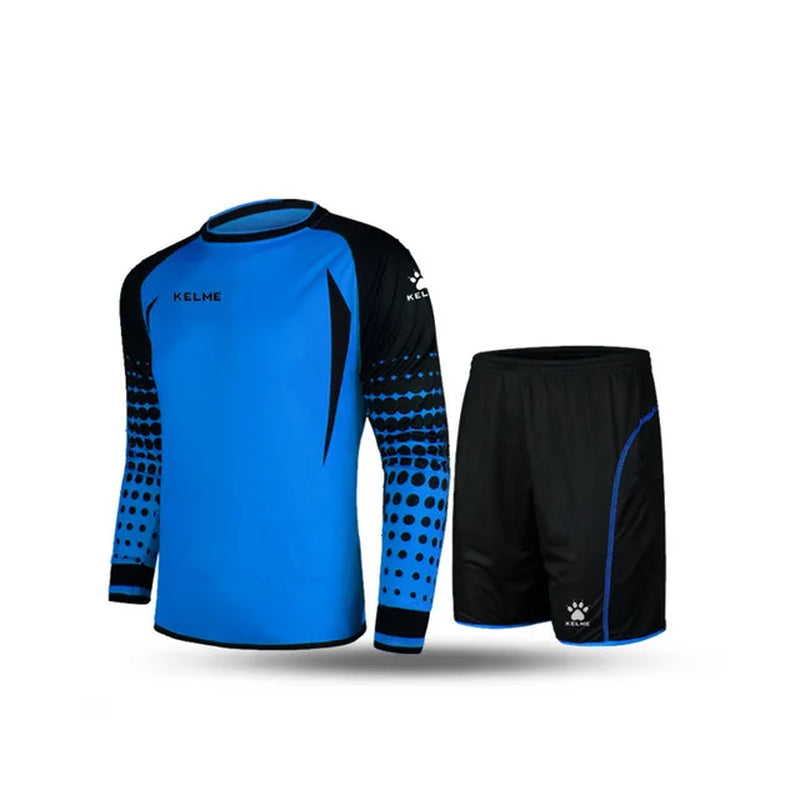Goalkeeper Jersey Soccer Custom Goaile Jerseys Mens Long Sleeve Football Uniform Shorts Sponge Protector 9161ZB1002