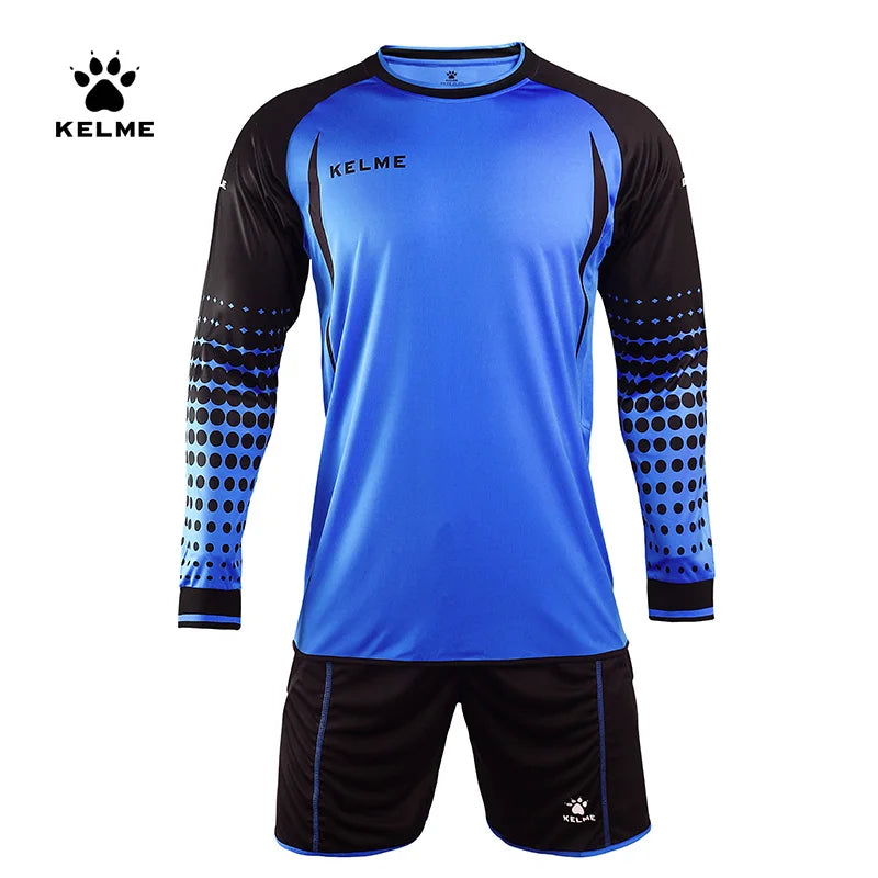 Goalkeeper Jersey Soccer Custom Goaile Jerseys Mens Long Sleeve Football Uniform Shorts Sponge Protector 9161ZB1002