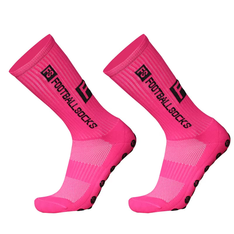 New Sports anti Slip Soccer Socks Cotton Football Men Grip Socks Calcetas Antideslizantes De Futbol