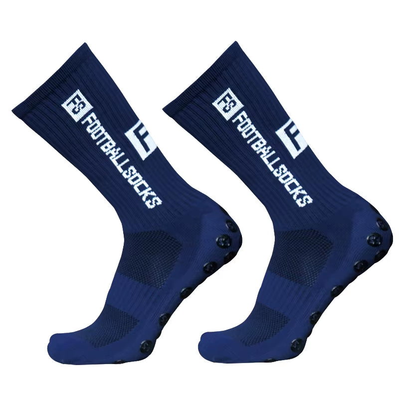 New Sports anti Slip Soccer Socks Cotton Football Men Grip Socks Calcetas Antideslizantes De Futbol