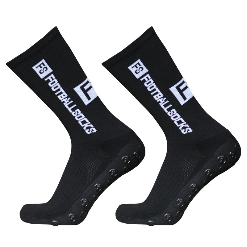 New Sports anti Slip Soccer Socks Cotton Football Men Grip Socks Calcetas Antideslizantes De Futbol
