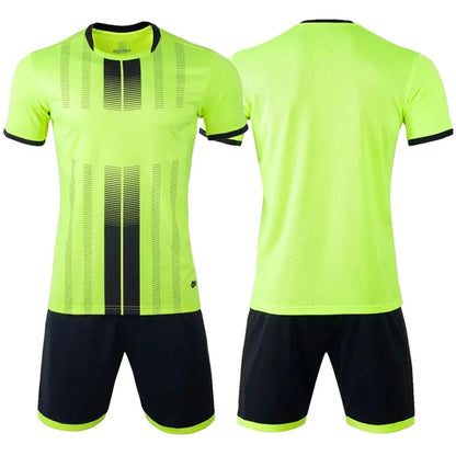 Short Sleeve Football Uniforms Kids and Adult Soccer Jerseys Football Clothes Boys Sportswears T-Shirt Sports Soccer Tracksuit