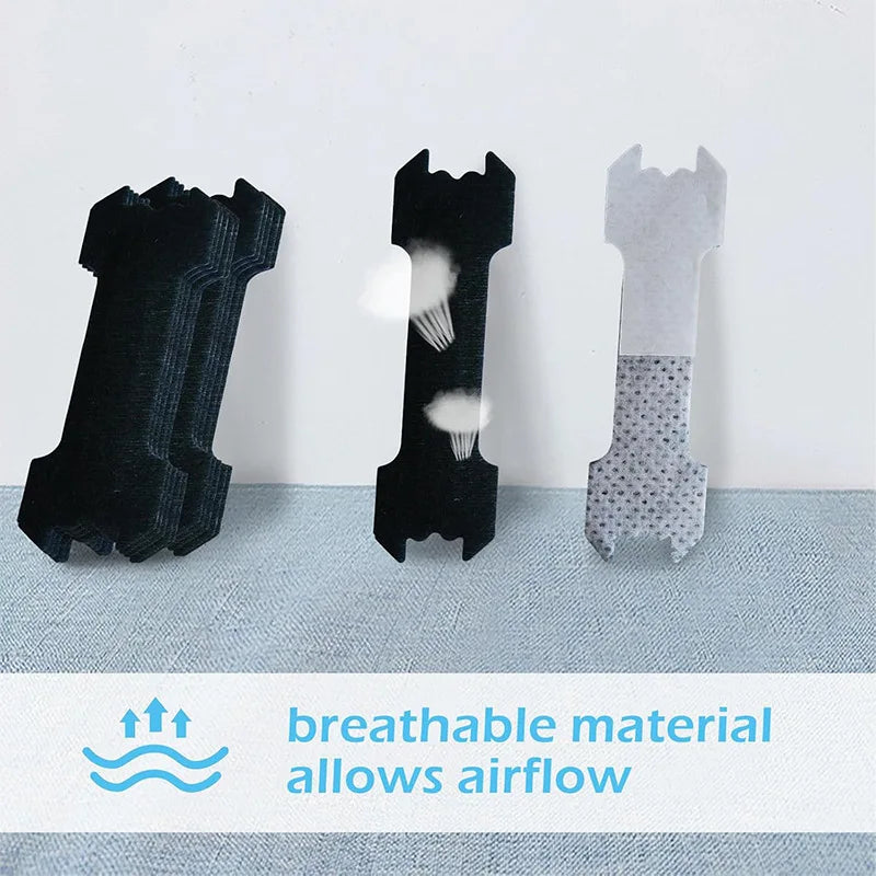 100/50/10Pcs Black Nose Strips Extra Strength Nasal Strips Better Sleeping Non-Invasive anti Snoring Strips Improve Sleeping Aid